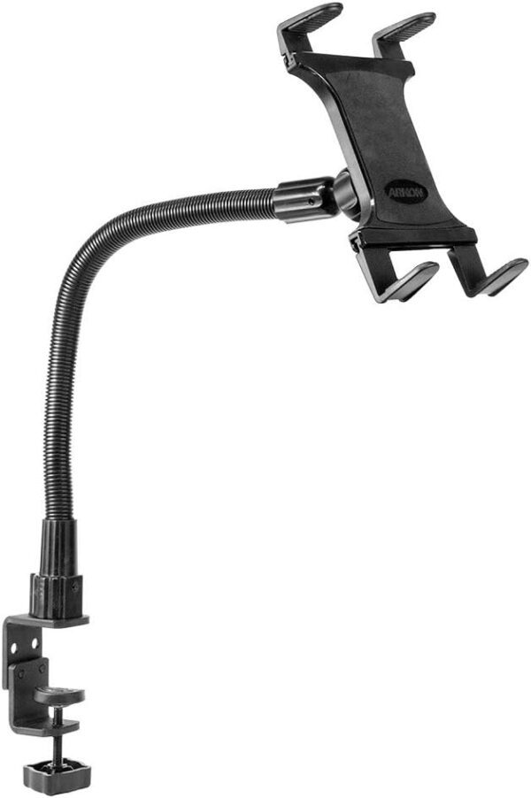 ARKON Heavy Duty Table or Desk Tablet Clamp Mount with 22 inch Neck for iPad Pro iPad Air Galaxy Note 10.1