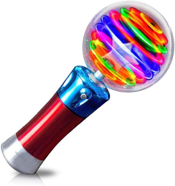 ArtCreativity Light Up Magic Ball Toy Wand for Kids - Flashing LED Wand for Boys and Girls - Spinning Lights and Colors - Fun Gift, Entertainment for Parties and Autism Sensory...