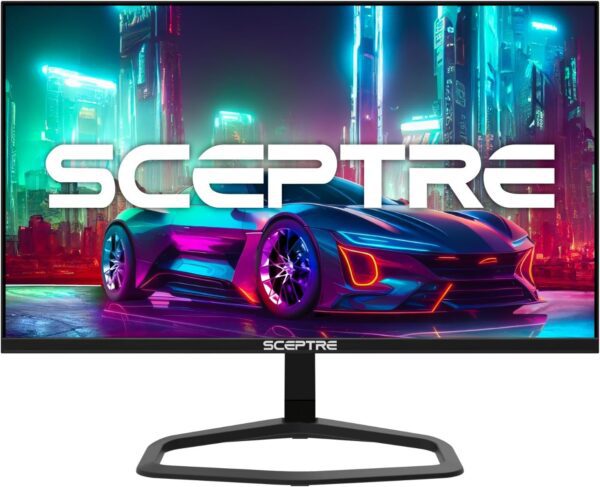 Sceptre New 24.5-inch Gaming Monitor 240Hz 1ms DisplayPort x2 HDMI x2 100% sRGB AMD FreeSync Premium Build-in Speakers, Machine Black 2024 (E255B-FWD240 Series)