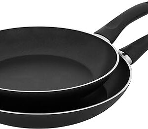 Henckels Everlift 2-Piece Nonstick Frying Pan Set, 10-inch and 12-inch frying pan, Made in Italy,durable 3-layer coating,lightweight aluminum from recycled materials,Oven safe...