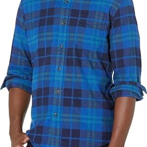 Amazon Essentials Men's Long-Sleeve Flannel Shirt (Available in Big & Tall)