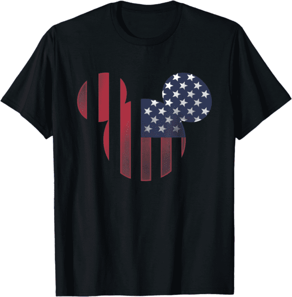 Disney Mickey Mouse Americana Ears shape T-Shirt