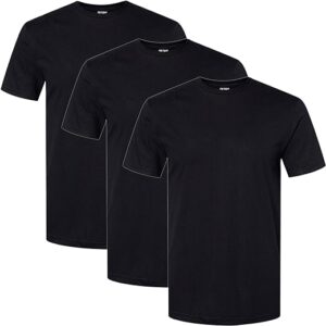 Gildan Mens Cotton Stretch T-Shirts, Multipack