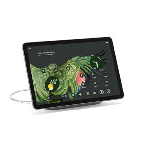 Google Pixel Tablet with Charging Speaker Dock - Android Tablet with 11-Inch Screen, Smart Home Controls, and Long-Lasting Battery - Hazel/Hazel - 256 GB