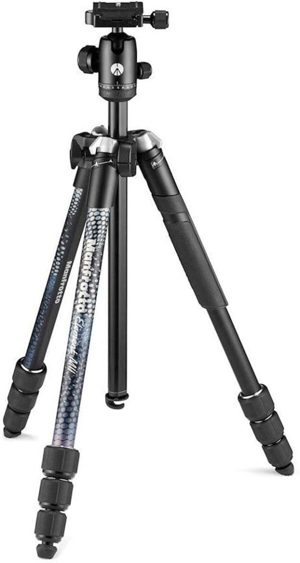 Manfrotto Element MII 4-Section Aluminum Tripod with Ball Head, Black