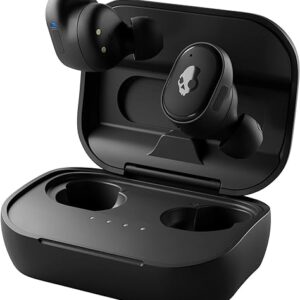 Skullcandy Grind In-Ear Wireless Earbuds, 40 Hr Battery, Skull-iQ, Alexa Enabled, Microphone, Works with iPhone Android and Bluetooth Devices - True Black