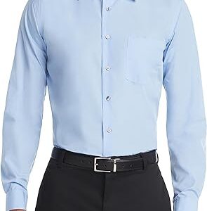 Van Heusen Men's Dress Shirt Regular Fit Poplin Solid