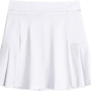 Arshiner Girl's Sport Skirts with Shorts Athletic Pleated Skort Colorful Performance Skorts