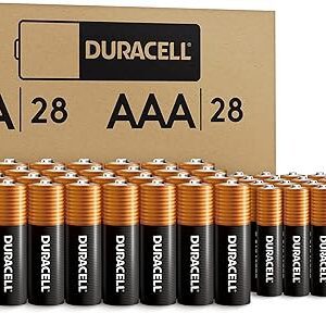 Duracell Coppertop AA + AAA Batteries, 56 Count Pack Double A and Triple A Alkaline Battery with Power Boost Ingredients, Long-lasting Power (Ecommerce Packaging)