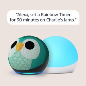 Echo Dot (5th Gen) Kids Owl with Echo Glow