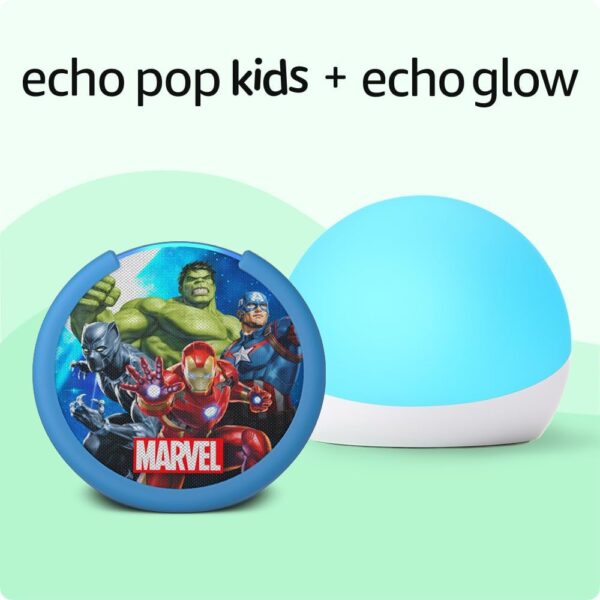 Echo Pop Kids Marvel's Avengers with Echo Glow