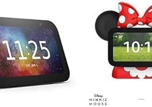 Echo Show 5 Kids Bundle: Includes Echo Show 5 (3rd Gen, 2023 release) Kids | Galaxy & Made for Amazon Disney Minnie Mouse Stand