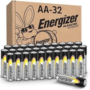 Energizer AA Batteries, Alkaline Power Double A Battery Alkaline, 32 Count