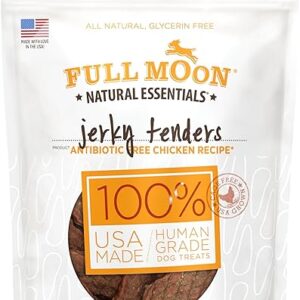 Full Moon Chicken Jerky Tenders Healthy All Natural Dog Treats Human Grade Made in USA 26 oz