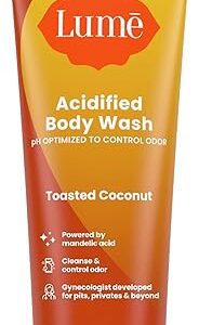 Lume Acidified Body Wash - 24 Hour Odor Control - Removes Odor Better than Soap - Moisturizing Formula - Formulated Without SLS or Parabens - OB/GYN Developed - 8.5 ounce...