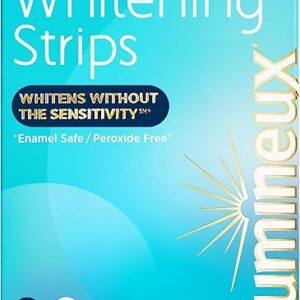 Lumineux Teeth Whitening Strips 21 Treatments – Peroxide Free - Enamel Safe for Whiter Teeth - Whitening without The Sensitivity - Dentist Formulated and Certified Non-Toxic -...