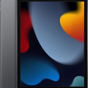 Apple iPad (9th Generation): with A13 Bionic chip, 10.2-inch Retina Display, 64GB, Wi-Fi, 12MP front/8MP Back Camera, Touch ID, All-Day Battery Life – Space Gray