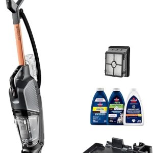 BISSELL® CrossWave® HydroSteam™ Wet Dry Vac, Multi-Purpose Vacuum, Wash, and Steam, Sanitize Formula Included, 35151, Multicolor, Upright