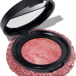 LAURA GELLER NEW YORK Baked Blush-n-Brighten Marbleized Blush- Pink Buttercream Creamy Lightweight Natural Finish