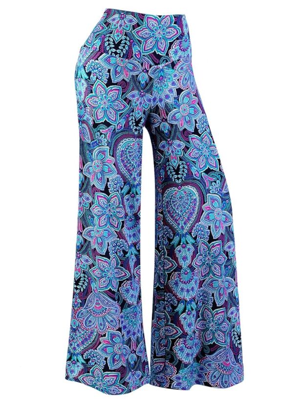 Arolina Women's Stretchy Wide Leg Palazzo Lounge Pants Casual Comfy High Waist Palazzo Pants