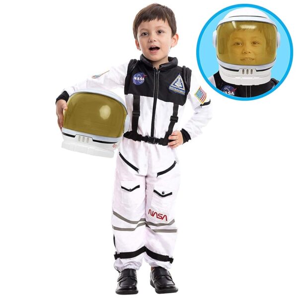 Spooktacular Creations Astronaut Costume with Helmet for Kids Halloween Costumes