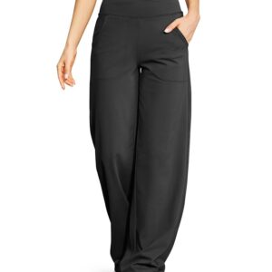 G4Free Wide Leg Pants for Women Loose Yoga Pants with Pockets Petite/Regular/Tall Stretch Casual Lounge Pants