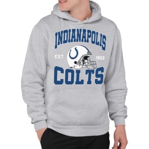 Junk Food Clothing x NFL - Team Helmet - Unisex Adult Pullover Hoodie for Men and Women - Officially Licensed NFL Apparel