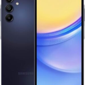 SAMSUNG Galaxy A15 5G A Series Cell Phone, 128GB Unlocked Android Smartphone, AMOLED Display, Expandable Storage, Knox Security, Super Fast Charging, US Version, 2024, Blue Black