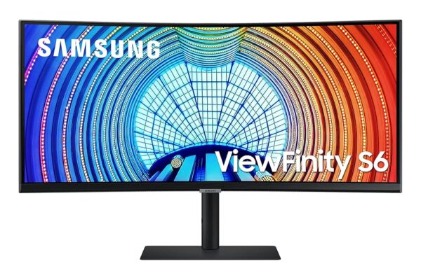 SAMSUNG Viewfinity S65UA Series 34-Inch Ultrawide QHD Curved Monitor, 100Hz, USB-C, HDR10 (1 Billion Colors), Height Adjustable Stand, TUV-certified Intelligent Eye Care...