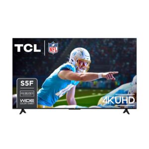 TCL 65-Inch Class S5 UHD 4K LED Smart TV with Fire TV (65S551F, 2024 Model), Dolby Vision, HDR PRO+, Dolby Atmos, Alexa Built-in with Voice Remote, Apple AirPlay 2...