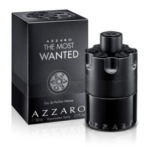 Azzaro The Most Wanted Eau de Parfum Intense - Woody & Seductive Mens Cologne - Fougère, Ambery & Spicy Fragrance for Date Night - Lasting Wear - Luxury Perfumes for Men