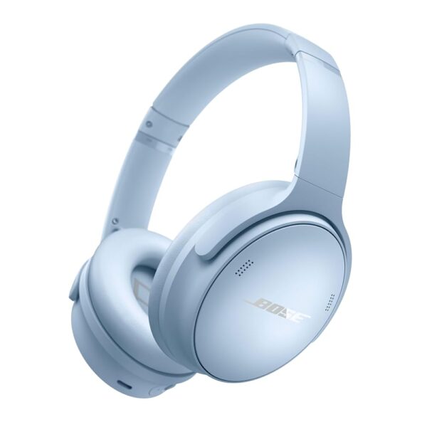 Bose QuietComfort Bluetooth Headphones, Wireless Headphones, Over Ear Noise Cancelling Headphones with Mic, Up To 24 Hours of Battery Life, Moonstone Blue - Limited Edition Color