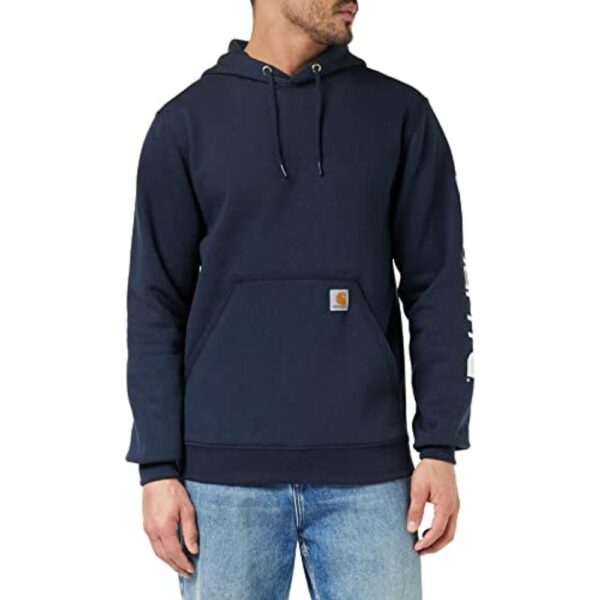 Carhartt Men's Loose Fit Midweight Logo Sleeve Graphic Sweatshirt