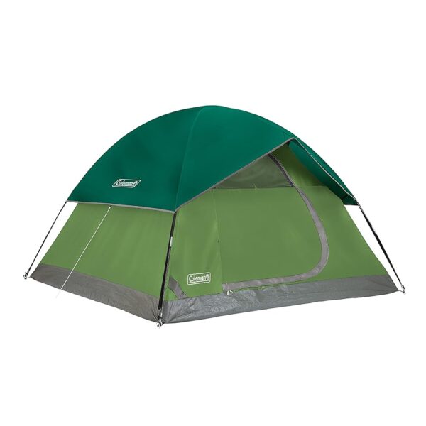 Coleman Sundome Camping Tent with Rainfly, 2/3/4/6 Person Tent Sets Up in 10 Mins, Weatherproof Tent for Camping, Festivals, Backyard, Sleepovers, & More