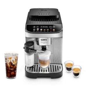 De'Longhi Magnifica Evo Automatic Espresso & Coffee Machine with Automatic Milk Frother for Latte, Cappuccino, Iced Coffee, Built-in Grinder, ECAM29084SB