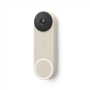 Google Nest Doorbell - (Wired, 2nd Gen) - Wired Video Doorbell Camera - Doorbell Security Camera - Linen