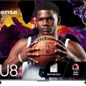 Hisense 100-Inch Class U8 Series Mini-LED ULED 4K UHD Google Smart TV (100U8K) - QLED, 480 Motion Rate, 144Hz Game Mode Pro, Dolby Vision IQ, HDMI 2.1, Alexa Compatibility,...