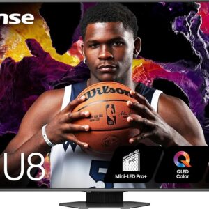 Hisense 65-Inch Class U8 Series Mini-LED ULED 4K UHD Google Smart TV (65U8N, 2024 Model) - QLED, Native 144Hz, Full Array Local Dimming, Game Mode Pro, Alexa Compatibility