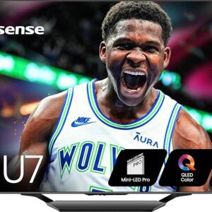 Hisense U7 Series 75U7N 75 Inches ULED 4K Smart TV | Mini-LED | QLED | 1500 Nits | 144Hz | Motion Rate 480 | Dolby Vision HDR 10+ | Dolby Atmos | Full Array Local Dimming | 2.1...