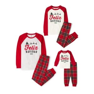 The Children’s Place Family Matching, Christmas and Holiday Pajama Sets, Cotton