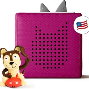 Toniebox Audio Player Starter Set with Playtime Puppy - Listen, Learn, and Play with One Huggable Little Box - Purple