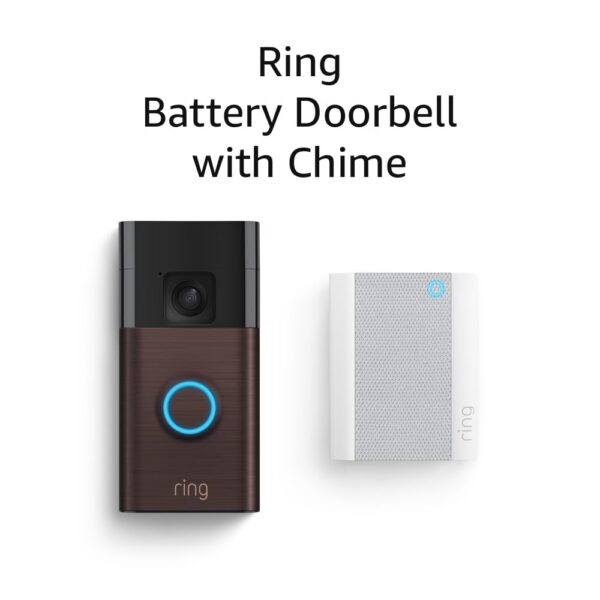 All-new Ring Battery Doorbell with Ring Chime