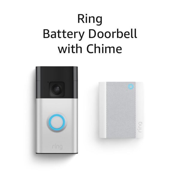 All-new Ring Battery Doorbell with Ring Chime