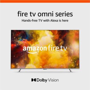 Amazon Fire TV 75" Omni Series (newest model), 4K UHD smart TV with Dolby Vision, hands-free with Alexa