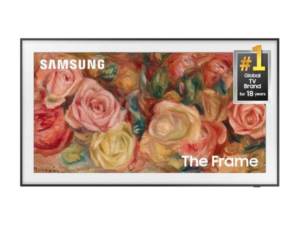 SAMSUNG 43-Inch Class QLED 4K LS03D The Frame Series Quantum HDR Smart TV w/ Dolby Atmos, Art Mode, Anti-Reflection, Customizable Frame, Slim Fit Wall Mount with Alexa Built-In...