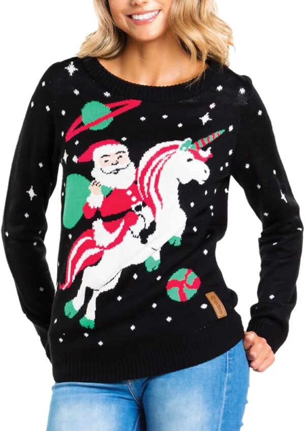 Tipsy Elves Ugly Christmas Sweaters for Women - Funny Festive Womens Christmas Sweaters - Cute Winter Holiday Outfit